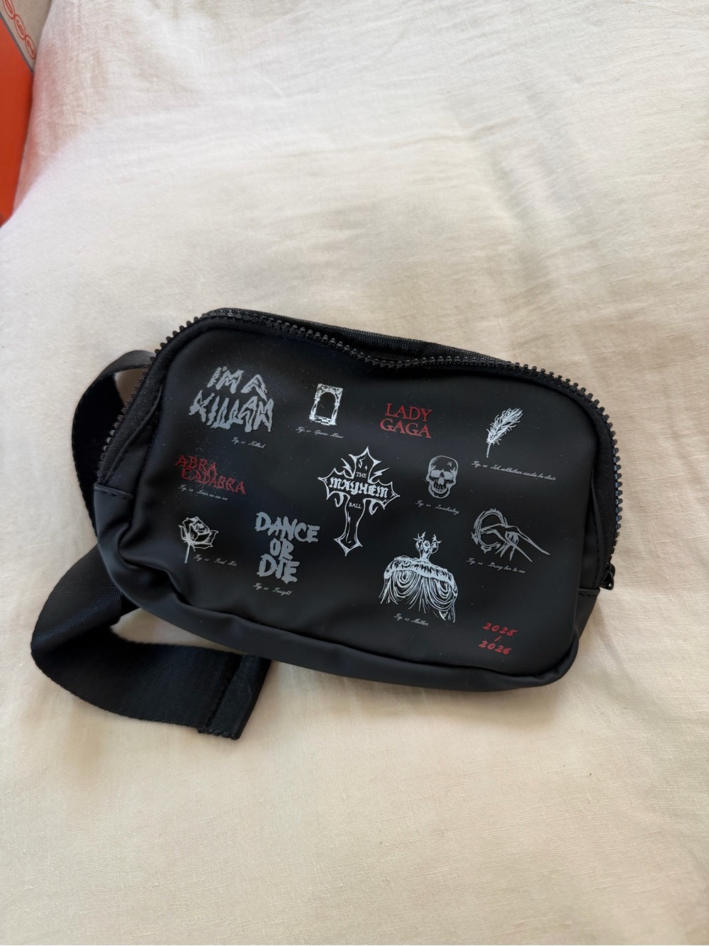 Lady Gaga Mayhem Tour Black cross body bag